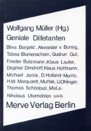 Geniale Dilletanten Bargeld, Blixa/Blumenschein, Tabea/Borsig, Alexander von u a 9783883960210