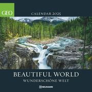 GEO - Beautiful World 2025 Quadratischer Wandkalender 30x30 cm - Naturschönheiten auf Papier - Inspirierende Landschaftsfotografien - Fotokalender für Naturliebhaber  4002725988638