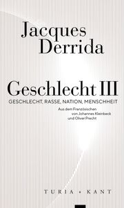 Geschlecht III Derrida, Jacques 9783851329803