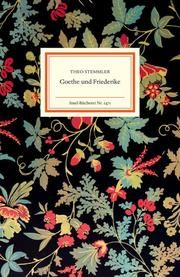Goethe und Friederike Stemmler, Theo 9783458194712