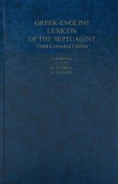 Greek-English Lexicon of the Septuagint Johan Lust/Erik Eynikel/Katrin Hauspie 9783438051387