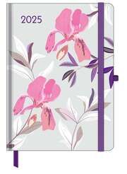 GreenLine Diary Floral 2025 - Buchkalender - Taschenkalender - 16x22  4002725981806