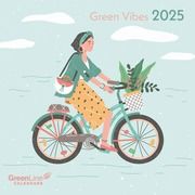 GreenLine Green Vibes 2025 - Wand-Kalender - Broschüren-Kalender - 30x30 - 30x60 geöffnet  4002725981738