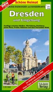 Große Radwander- und Wanderkarte Dresden und Umgebung  9783895910128