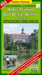 Große Radwander- und Wanderkarte Hoher Fläming, Bad Belzig, Beelitz und Umgebung  9783895911545