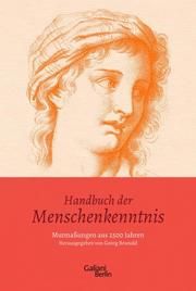 Handbuch der Menschenkenntnis Georg Brunold 9783869712185