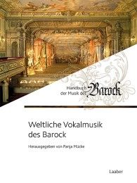 Handbuch der Musik des Barock 1 Panja Mücke/Wolfgang Hochstein 9783890078717