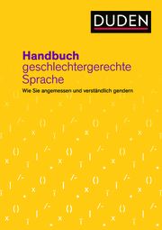 Handbuch geschlechtergerechte Sprache Steinhauer, Anja/Diewald, Gabriele 9783411745173