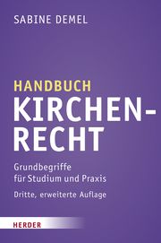 Handbuch Kirchenrecht Demel, Sabine (Prof.) 9783451393891