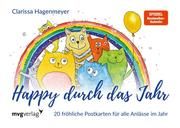 Happy durch das Jahr: Postkarten Hagenmeyer, Clarissa 9783747404058