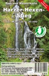 Harzer-Hexen-Stieg Kartographische Kommunale Verlagsgesellschaft mbH 9783869731421