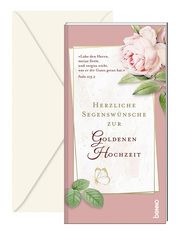 Herzliche Segenswünsche zur Goldenen Hochzeit  9783746265384