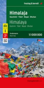 Himalaja, Straßenkarte 1:1.100.000, freytag & berndt freytag & berndt 9783707923582