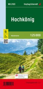 Hochkönig, Wanderkarte 1:25.000, freytag & berndt, WK 2103 freytag & berndt 9783707919271