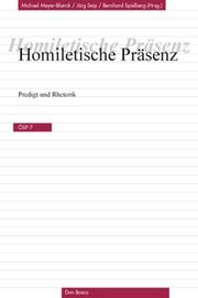 Homiletische Päsenz Michael Meyer-Blanck/Jörg Seip/Bernhard Spielberg 9783769818055