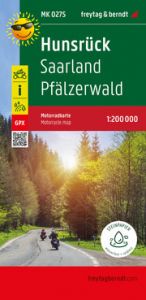 Hunsrück, Motorradkarte 1:200.000, freytag & berndt freytag & berndt 9783707919899