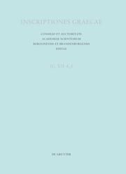 Inscriptiones Calymnae et insularum Calymniarum Dimitrios Bosnakis/Klaus Hallof 9783110745191