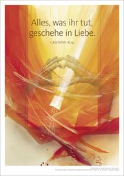 Jahreslosung Münch 2024, Kunstdruck A3 Münch, Eberhard 4251693902218
