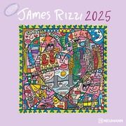 James Rizzi 2025 - Wand-Kalender - Broschüren-Kalender - 30x30 - 30x60 geöffnet - Kunst-Kalender Rizzi, James 4002725994073