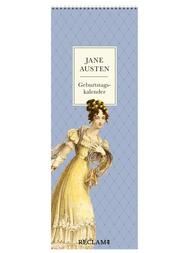 Jane Austen Geburtstagskalender Austen, Jane 9783150950180