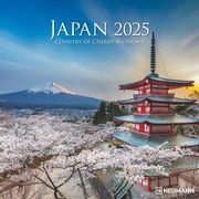Japan 2025 - Wand-Kalender - Broschüren-Kalender - 30x30 - 30x60 geöffnet - Reise-Kalender  4002725994080