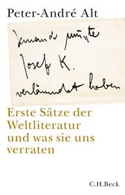 'Jemand musste Josef K. verleumdet haben ' Alt, Peter-André 9783406750045