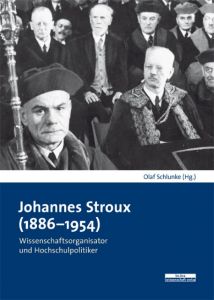 Johannes Stroux (1886-1954) Olaf Schlunke 9783954102006