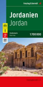 Jordanien, Straßenkarte 1:700.000, freytag & berndt freytag & berndt 9783707923612