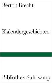 Kalendergeschichten Brecht, Bertolt 9783518223437