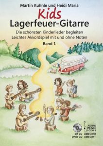 Kids Lagerfeuer-Gitarre 1 Anja Rheims/Joachim Seiter/Heidi Maria 9783869473406