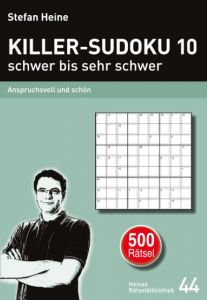 KILLER-SUDOKU 10 - schwer bis sehr schwer Stefan Heine 9783939940432