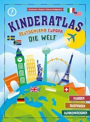 Kinderatlas Deutschland, Europa, die Welt  9783849940430