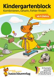 Kindergartenblock ab 4 Jahre - Kombinieren, rätseln, Fehler finden Maier, Ulrike 9783881006095