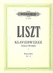 Klavierwerke 1 - Ungarische Rhapsodien 1-8 Liszt, Franz 9790014016753