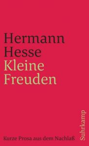 Kleine Freuden Hesse, Hermann 9783518368602