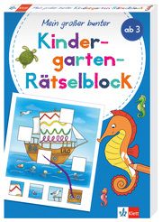 Klett Mein großer bunter Kindergarten-Rätselblock  9783129497234