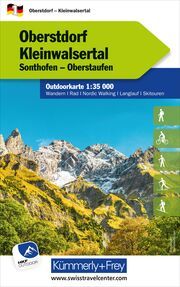 Kümmerly+Frey Outdoorkarte Deutschland 1 Oberstdorf, Kleinwalsertal 1:35.000  9783259025758