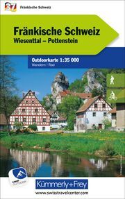 Kümmerly+Frey Outdoorkarte Deutschland 37 Fränkische Schweiz 1:35.000  9783259025888