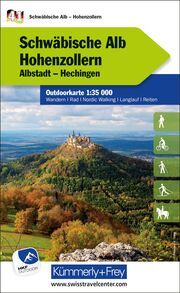 Kümmerly+Frey Outdoorkarte Deutschland 41 Schwäbische Alb, Hohenzollern 1:35.000  9783259025895