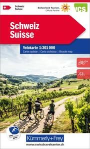 Kümmerly+Frey Velokarte Schweiz 1:301.000  9783259024003