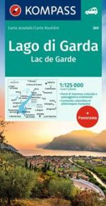 KOMPASS Autokarte Lago di Garda, Lac de Garde 1:125.000  9783990448243