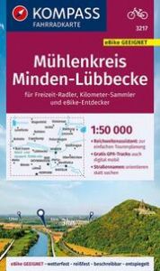 KOMPASS Fahrradkarte 3217 Mühlenkreis Minden-Lübbecke 1:50.000  9783990446881