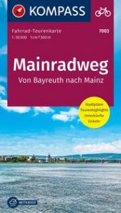 KOMPASS Fahrrad-Tourenkarte Mainradweg, Von Bayreuth nach Mainz 1:50.000  9783991217510