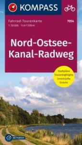 KOMPASS Fahrrad-Tourenkarte Nord-Ostsee-Kanal-Radweg 1:50.000  9783991216162