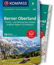 KOMPASS Wanderführer Berner Oberland, 70 Touren Heitzmann, Wolfgang 9783991210566