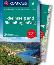 KOMPASS Wanderführer Rheinsteig RheinBurgenWeg, 60 Touren Behla, Silvia/Behla, Thilo 9783991211389