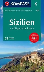 KOMPASS Wanderführer Sizilien und Liparische Inseln, 60 Touren mit Extra-Tourenkarte  9783991542537