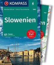 KOMPASS Wanderführer Slowenien, 61 Touren mit Extra-Tourenkarte Korencan, Boris 9783991540625