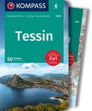 KOMPASS Wanderführer Tessin, 50 Touren mit Extra-Tourenkarte Mertz, Peter 9783991213468