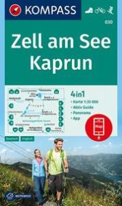 KOMPASS Wanderkarte 030 Zell am See, Kaprun 1:35.000  9783990445648